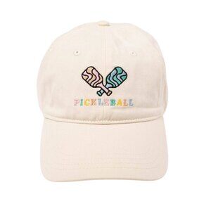 Frasier Sterling Pickleball Hat in Cream/Rainbow